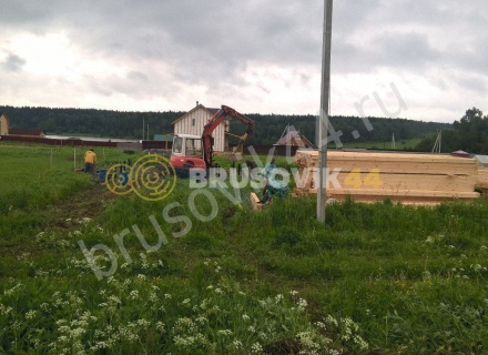 Деревянный дом из бруса с мансардой
