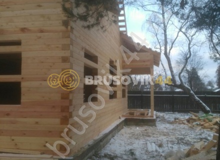 Дом 10х11 из профилированного бруса 145х195 мм