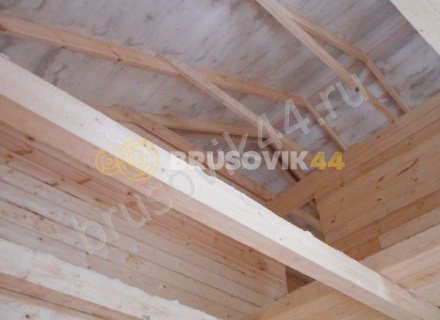 Дом по проекту заказчика из обрезного бруса