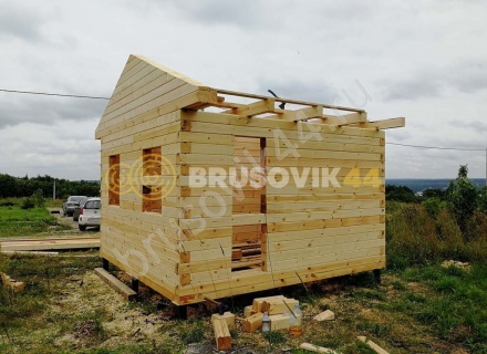 Баня из профилированного бруса 145х145 мм