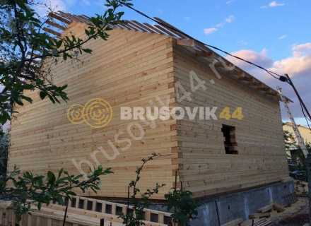 Возведение дома из бруса
