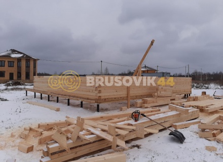 Дом из бруса, Ярославская область, Угличский р-н, п. Зеленая роща