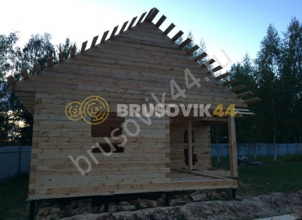 Строительство жилого дома из бруса