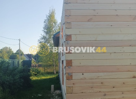 Пристройка к дому из профилированного бруса 145х145мм по индивидуальному проекту в д. Бакланово, Клинский р-н., Московская обл