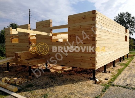 Дом из профилированного бруса 145х145 мм