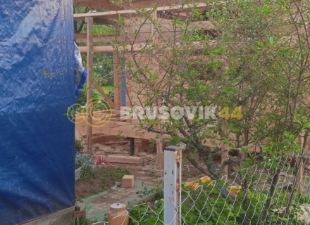 Дом 6х6м из обрезного бруса 150х150мм по индивидуальному проекту в с. Бибирево, Ивановский район