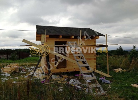 Баня из профилированного бруса 145х145 мм