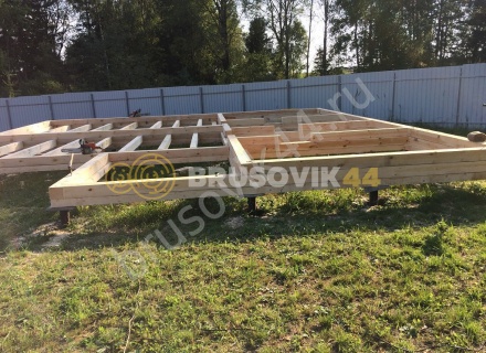 Строительство жилого дома из бруса