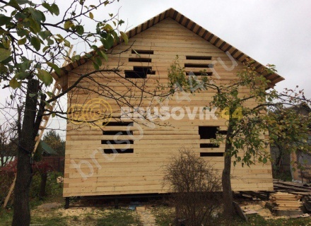 Строительство дачного дома из бруса