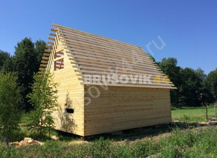  Дом по проекту заказчика из профилированного брус 145х145