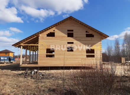 Дом из бруса, Ярославская область, Угличский р-н, п. Зеленая роща