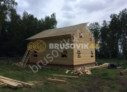 Брусовой дом для заказчика