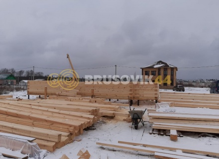 Дом из бруса, Ярославская область, Угличский р-н, п. Зеленая роща