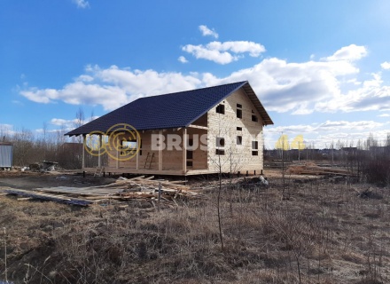 Дом из бруса, Ярославская область, Угличский р-н, п. Зеленая роща