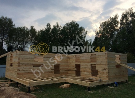 Строительство жилого дома из бруса