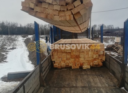 Дом 9х9 из профилированного бруса 145х195 мм, Костромская область, поселок Зарубино