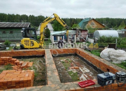 Дом 9,4х9,5 из профилированного бруса 145х195 мм