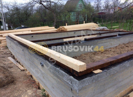 Возведение дома из бруса