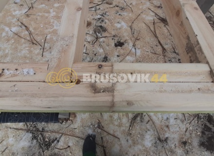 Дом 9х9 из профилированного бруса 145х195 мм, Костромская область, поселок Зарубино