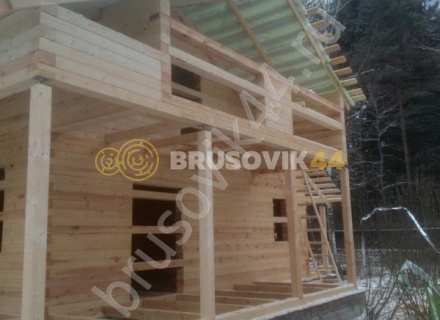 Дом 10х11 из профилированного бруса 145х195 мм
