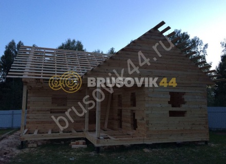 Строительство жилого дома из бруса