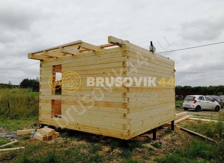 Баня из профилированного бруса 145х145 мм