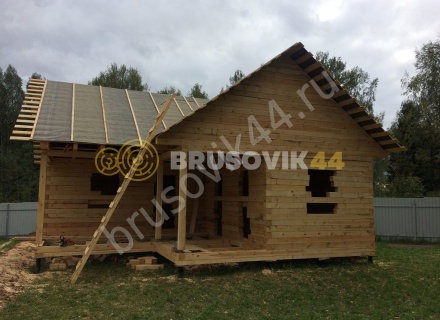Строительство жилого дома из бруса