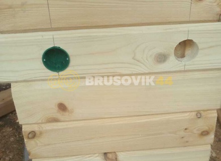 Дом 8х9 м из профилированного бруса 145х195 мм в г. Кострома, ул. Космонавтов, д. 43