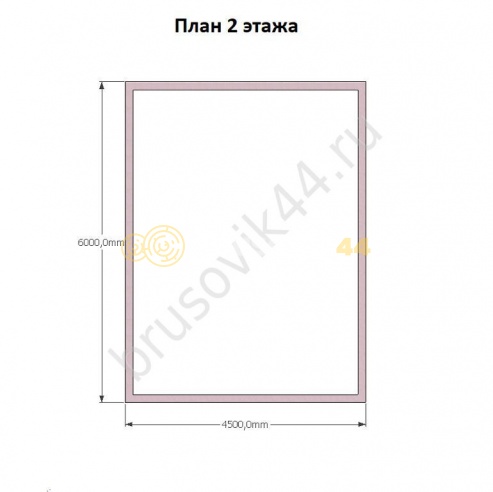 Проект №59 дома из бруса 6х8