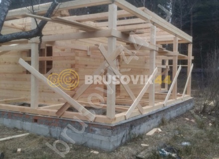 Дом 10х11 из профилированного бруса 145х195 мм