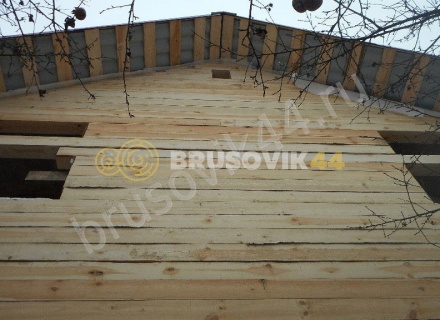 Дом по проекту заказчика из обрезного бруса