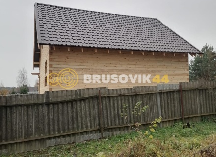 Дом 8х8м из профилированного бруса 145х145мм по индивидуальному проекту в д. Марьинка, Воскресенский р-н., Московская область