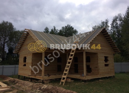 Строительство жилого дома из бруса