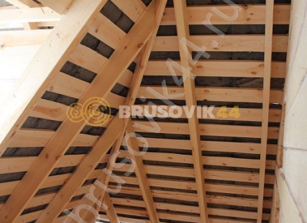 Дом из бруса 150х150 мм. по проекту № 5