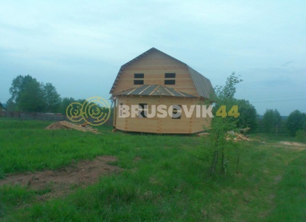 Дом 7х10 м из профилированного бруса 145х145 мм в Ивановской области