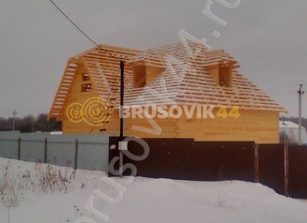 Дом из бруса 150х150 мм. по проекту № 5