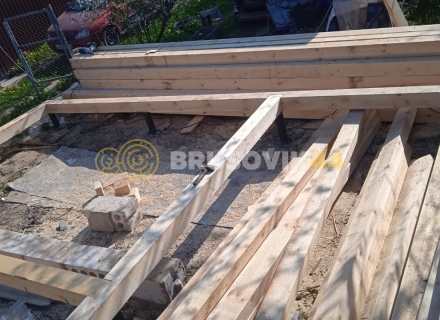 Дом 6х6м из обрезного бруса 150х150мм по индивидуальному проекту в с. Бибирево, Ивановский район