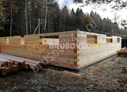 Дом 10х11 из профилированного бруса 145х195 мм