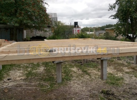 Дом 6х8 м из профилированного бруса 145х195 мм в Ярославской области