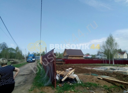 Дом по индивидуальному проекту из профилированного бруса 145х195 мм