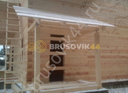 Дом 10х11 из профилированного бруса 145х195 мм