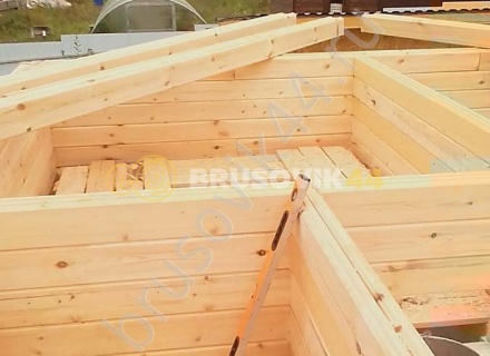  Баня из проф. бруса 145х145 мм
