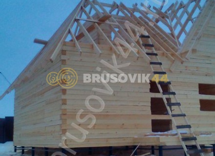 Дом из бруса 150х150 мм. по проекту № 5