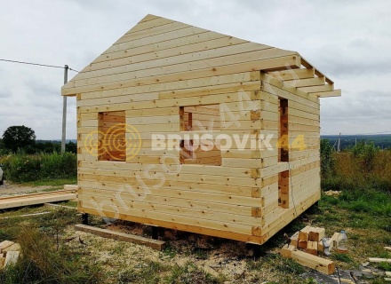 Баня из профилированного бруса 145х145 мм