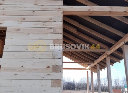 Дом из бруса, Ярославская область, Угличский р-н, п. Зеленая роща