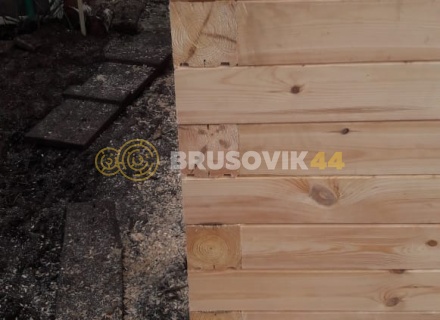 Дом 6х8 м из профилированного бруса 145х145 мм в Ивантеевке