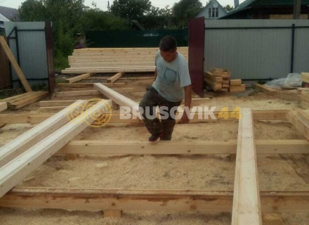 Дом 8х9 м из профилированного бруса 145х195 мм в г. Кострома, ул. Космонавтов, д. 43