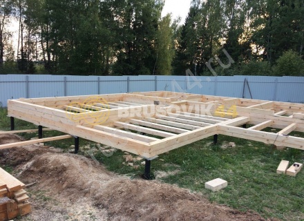 Строительство жилого дома из бруса