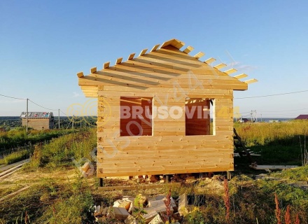 Баня из профилированного бруса 145х145 мм