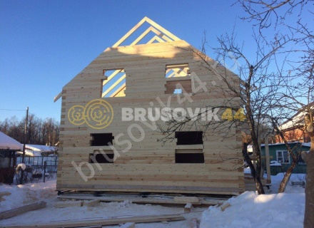 Строительство брусового дома